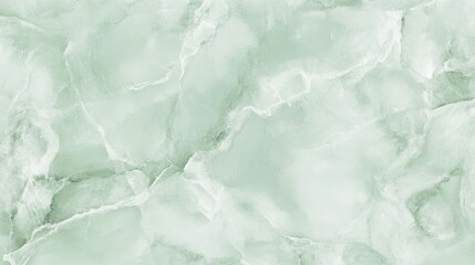 Obraz premium Light green marble texture with subtle veins and patterns, suitable for backgrounds or designs.