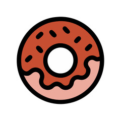Fototapeta premium donut icon design