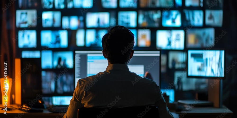 Poster exploring digital landscapes: a deep dive into technology and data management in modern workspaces