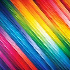 Abstract Rainbow Stripes Background. Colorful Diagonal Lines Pattern