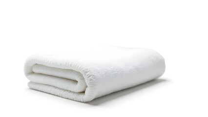 hand towel isolated on pure white background