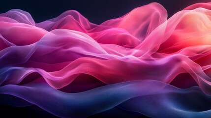 Obraz premium Dreamy light and shadow silk