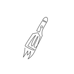 continuous line of rocket
