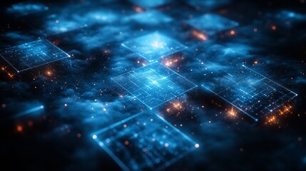 Obraz premium Future Sense of Digital Technology