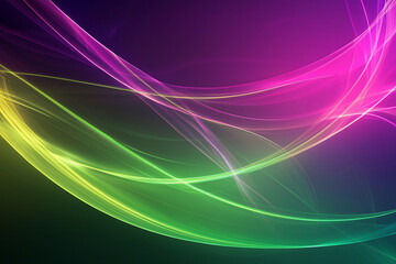 Colorful abstract waves of light intertwining in a vibrant gradient, creating a dynamic background