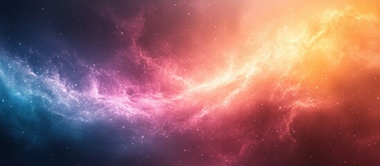 Fototapeta premium Pastel Gradient Background Textured Banner Pink Yellow Light Noise Abstract Design