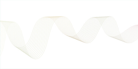  Abstract backdrop with luxury and colorful waves on dark background. Modern technology background, wave design. Vector illustratio