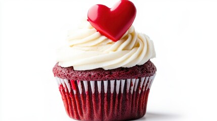 Red Velvet Cupcake with Cream Cheese Frosting