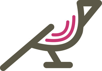icon bird modern logo