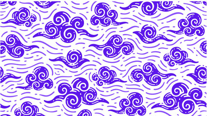 Celestial Drift A Harmonious and Dreamlike Abstract Background Illustrating the Gentle Motion of Wind, Clouds, Ocean Waves, and the Infinite Flow of Air and Water