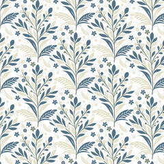 hand painted flower pattern with watercolor floral details for seamless fashion textiles and home decor