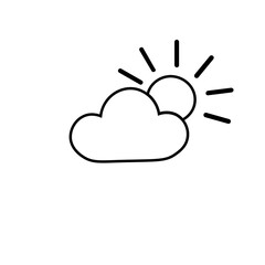 sun and cloud