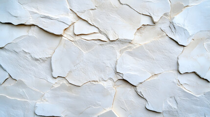Fototapeta premium White stone wall texture, outdoor background, design element