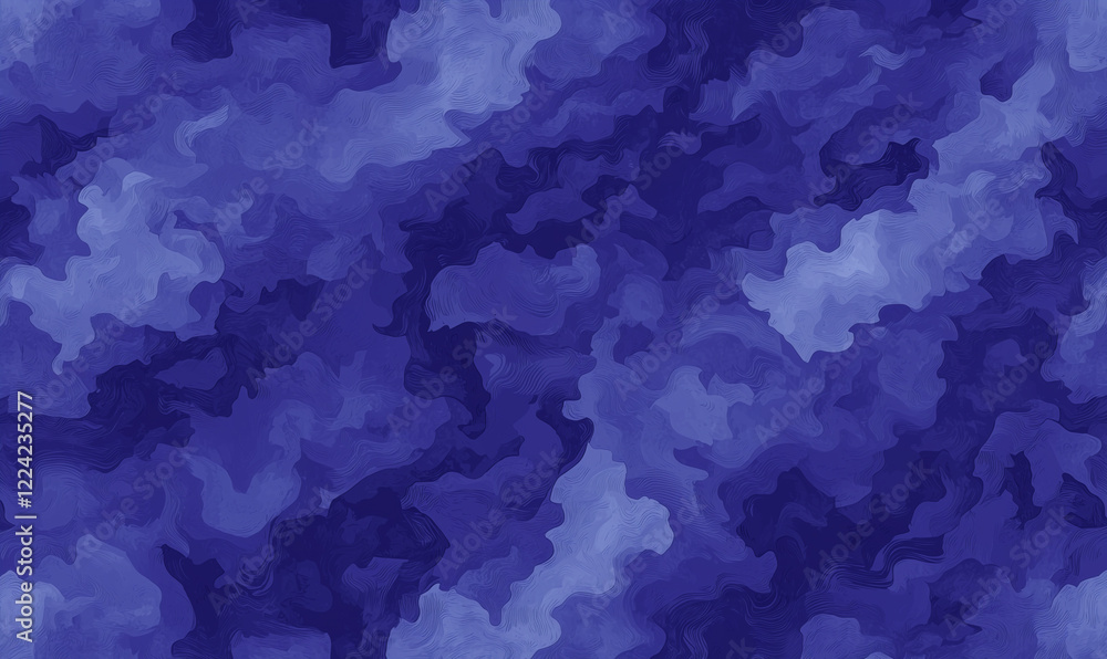 Poster abstract blue watercolor texture with soft gradients and cloudy patterns.