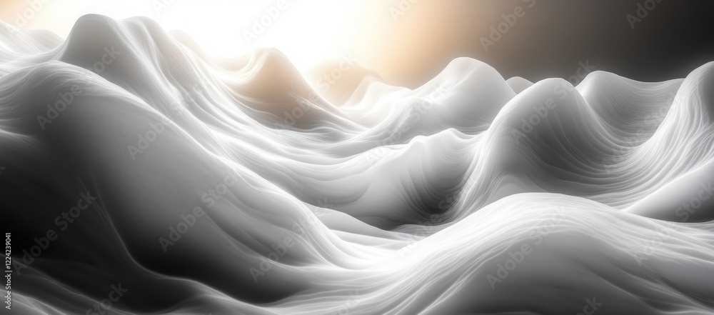 Poster black and white gradient abstract texture background smooth light design