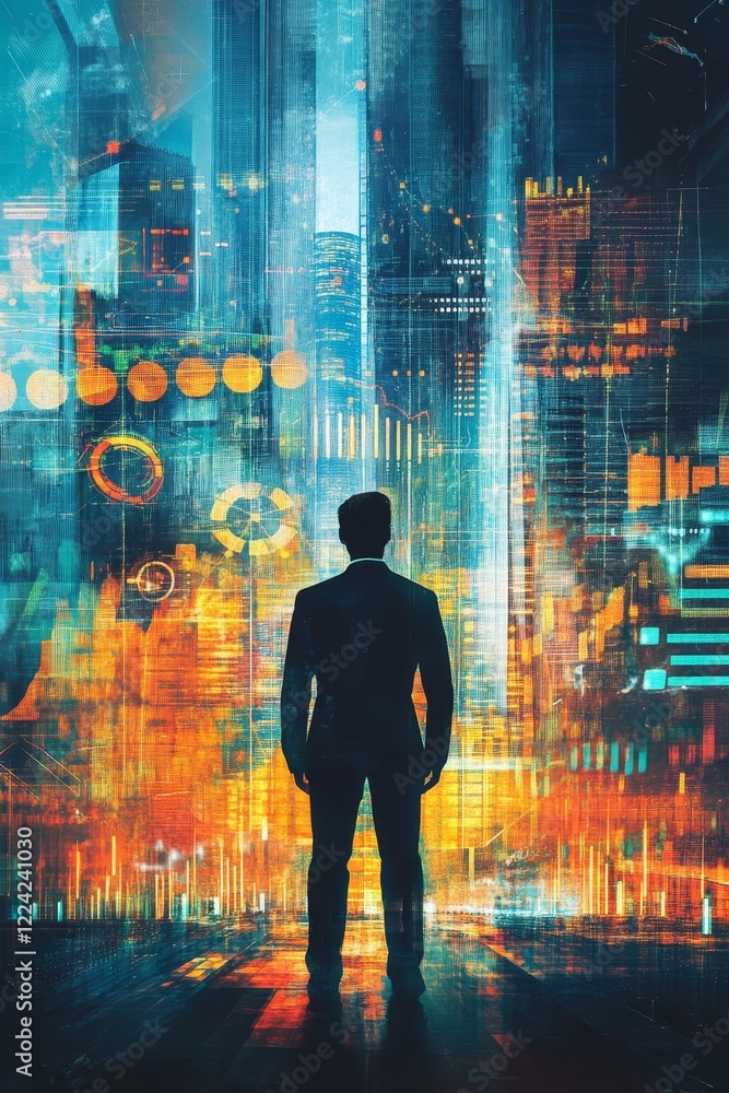 Poster exploring the future of technology: a vision of data-driven innovation and urban transformation