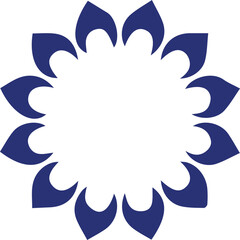 Beautiful flower art and mandala vector design