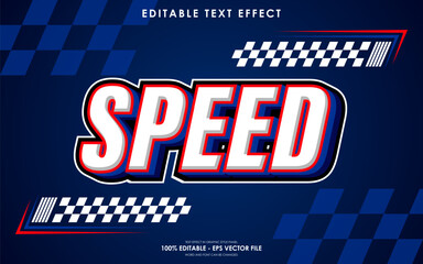 Editable Speed Racing Text Effect with a Racing-Themed Background