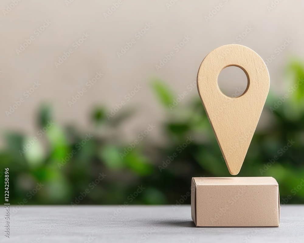 Poster autonomous delivery package tracking technology. dynamic geofencing for delivery updates, notifying 