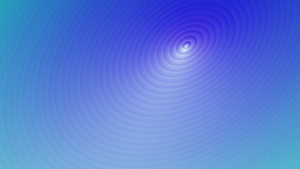 同心円の波紋（青）