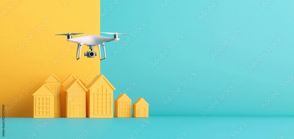 Aufkleber autonomous delivery ai navigation automation. high-density automated delivery networks, coordinating