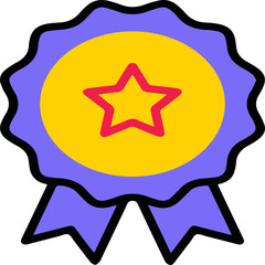 First Place Award Line Icon