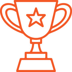 First Place Award Line Icon