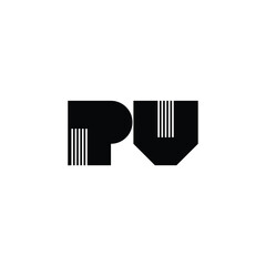 PV monogram logo design letter text name symbol monochrome logotype alphabet character simple logo