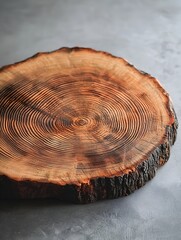 Photo of a Rustic Wooden Serving Board