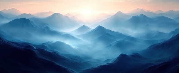 Fototapeta premium Monochromatic Gradient Minimalist Abstract Art Background Texture Design