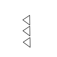 lined arrow icon
