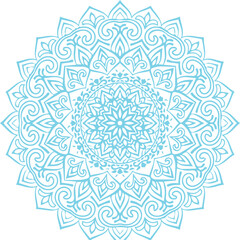 Beautiful flower art and mandala vector design
