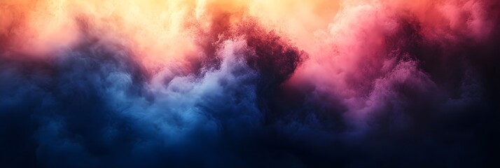 A gradient of midnight blue blending into dusky rose.