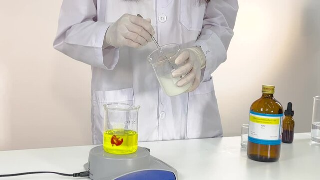 Iodine Clock Reaction Science Experiment