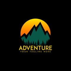 Explorer Adventure Logo Vector Design, Sign, Icon, Badge Template.