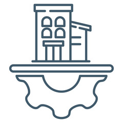 Infrastructure  Icon Element For Design