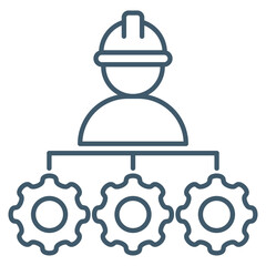 Subcontractor  Icon Element For Design