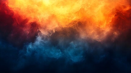 A gradient of navy blue merging with burnt orange.