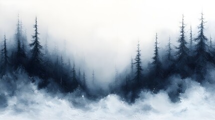 A gradient of snowstorm hues fading from deep gray into soft white.