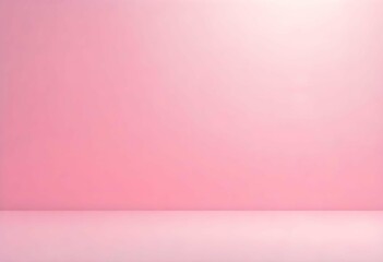 Soft pink Blank background. Glossy,texture, realistic soft gradient pink background with copy space with wall background.