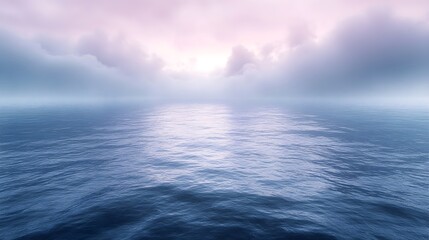 Obraz premium A gradient of soft, rainy-day grays fading into muted lilac.