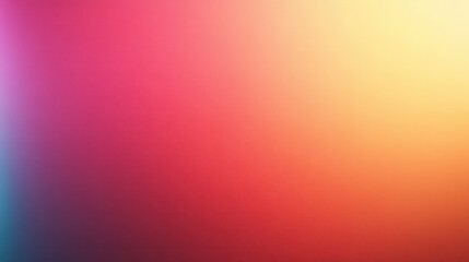 Vibrant gradient background with smooth transition of colors from blue to yellow with texture