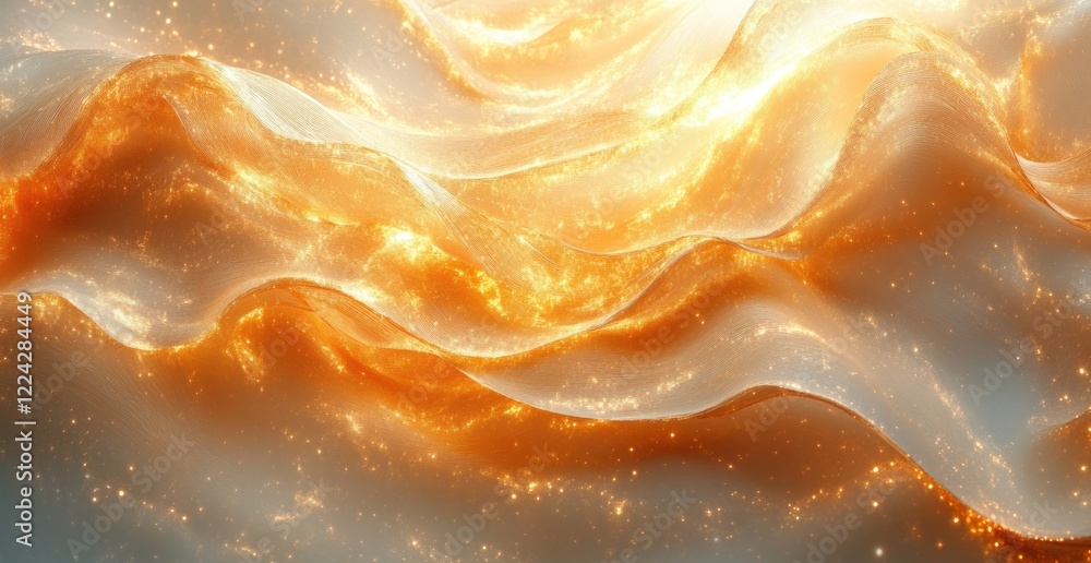 Poster vibrant yellow and orange gradient abstract texture background with grainy noise for poster and bann