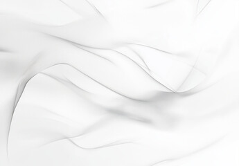 Obraz premium White abstract background with lines and curves. White background for design, wallpaper, or texture of a white wall with space for text. Abstract painting with brush strokes. Light gray wallpaper. 