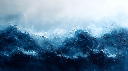 Fototapeta premium A gradient of stormy gray blending into icy light blue.