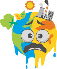 Climate Change Illustration