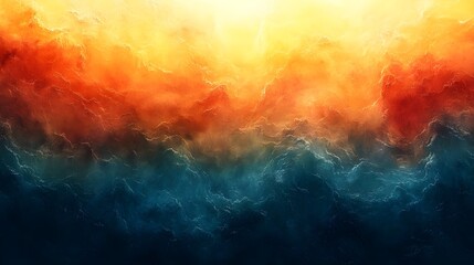 Naklejka premium A gradient of turquoise blending into warm amber.