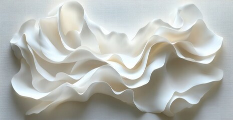 Obraz premium White Cream Texture Smooth Skincare Product Background Beauty Lotion Hand Serum Gel