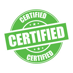 certified stamp sign symbol vector icon