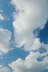 Beautiful cloudy sky before the rain